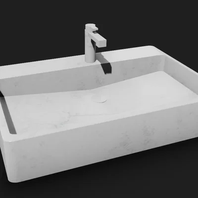 Bồn rửa (Sink) mô hình thu nhỏ cho nhà búp bê