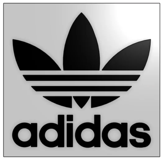 Tải mẫu in 3D Logo Adidas độc đáo - File STL chất lượng cao - Image 1