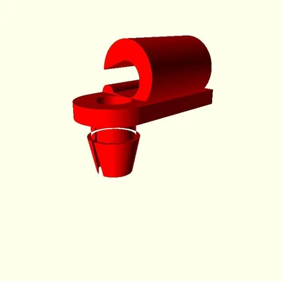 Kẹp ty khóa cửa (Door lock rod clip)