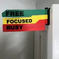 Bảng FREE/FOCUSED/BUSY gắn vách ngăn cubicle (Do Not Disturb) miễn phí - Thumbnail 2