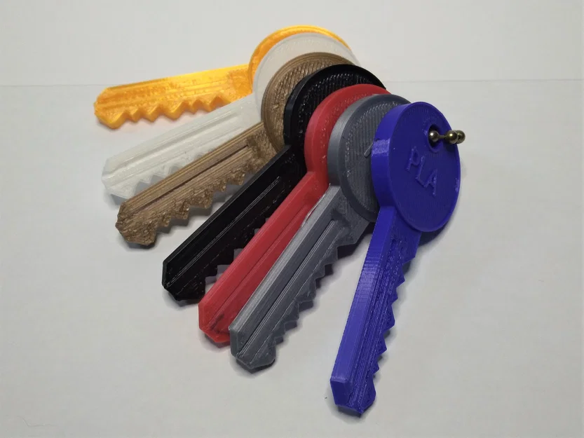 Filament Swatch Keys (Mẫu Swatch Filament Gắn Khoen Chìa Khóa) - Image 2