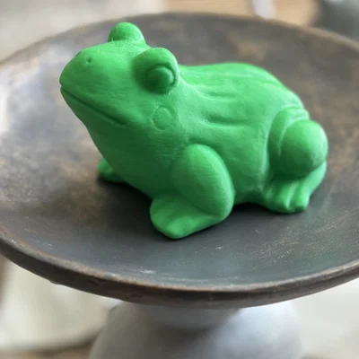 Tượng Bán Thân Ếch/Cóc (Frog/Toad Bust Sculpture)