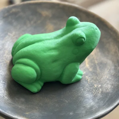 Tượng Bán Thân Ếch/Cóc (Frog/Toad Bust Sculpture)