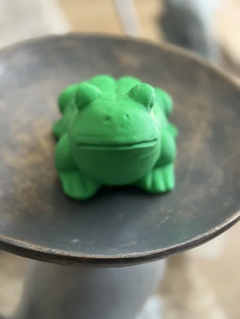 Tượng Bán Thân Ếch/Cóc (Frog/Toad Bust Sculpture) - Image 3