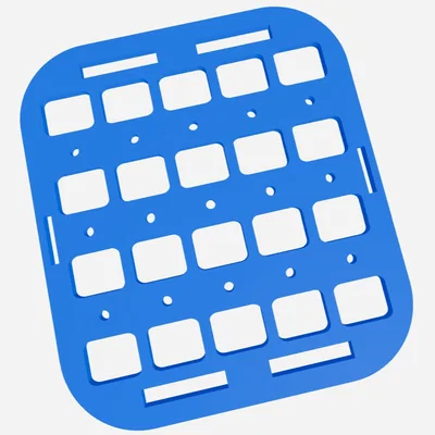 Tấm MOLLE Panel cứng kiểu tactical