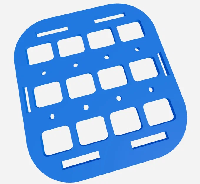 Tấm MOLLE Panel cứng kiểu tactical - Image 2