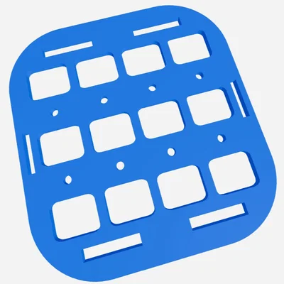 Tấm MOLLE Panel cứng kiểu tactical