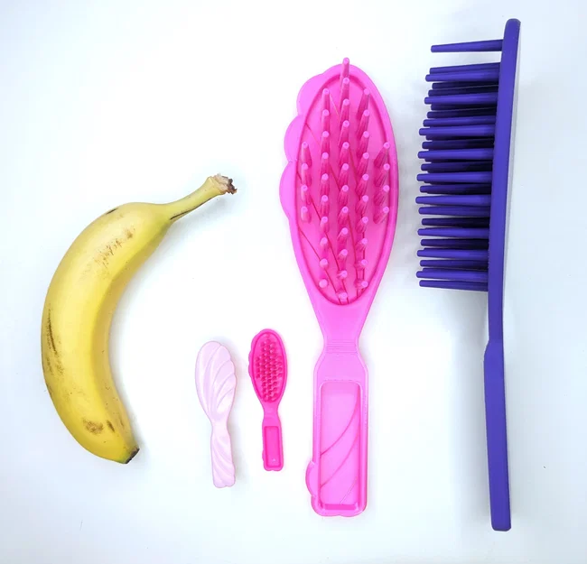 Mô hình lược chải tóc phong cách búp bê Barbie cổ điển - Image 4