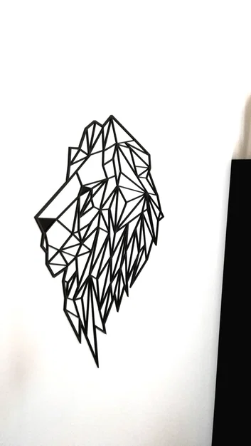 Sư tử trên tường - Image 3