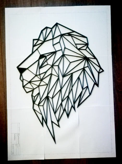 Sư tử trên tường - Image 5