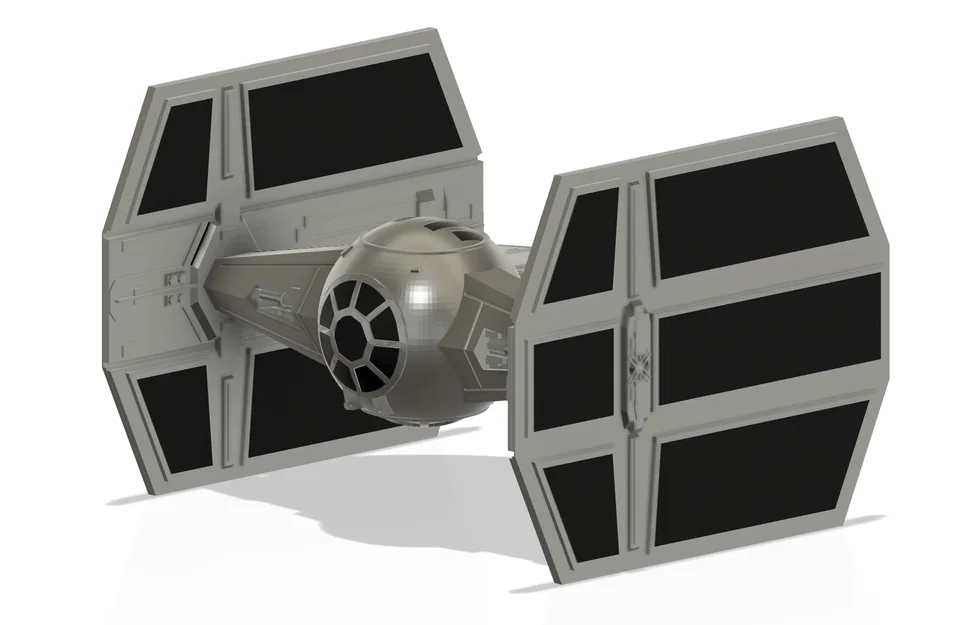 Tie Fighter Darth Vader (in 1 filament) - tách linh kiện tốt hơn (chỉ 6 plates) - Image 4