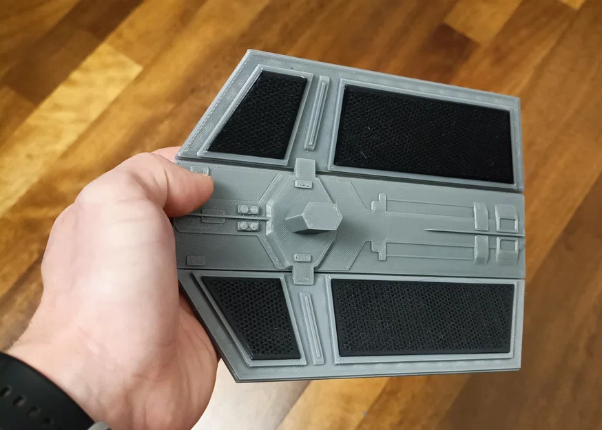 Tie Fighter Darth Vader (in 1 filament) - tách linh kiện tốt hơn (chỉ 6 plates) - Image 7