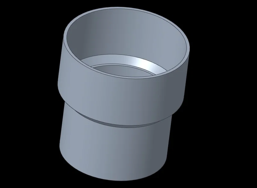 Giảm nối máng xối 110/100 - Gutter reduction 110/100 - Image 1