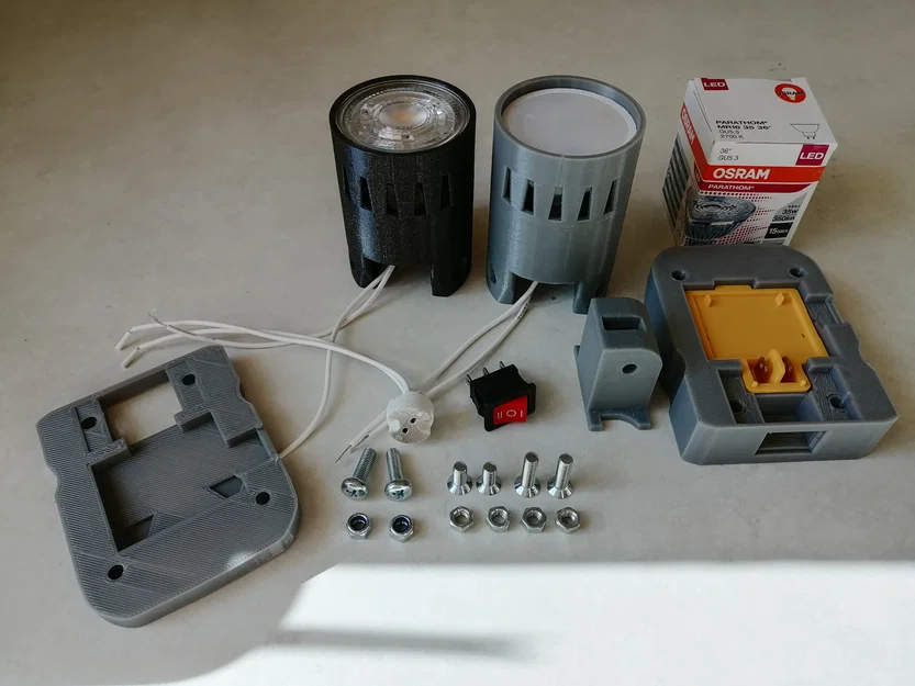 Đèn làm việc LED Makita 18V (Makita LED lamp work light 18v) - Image 6