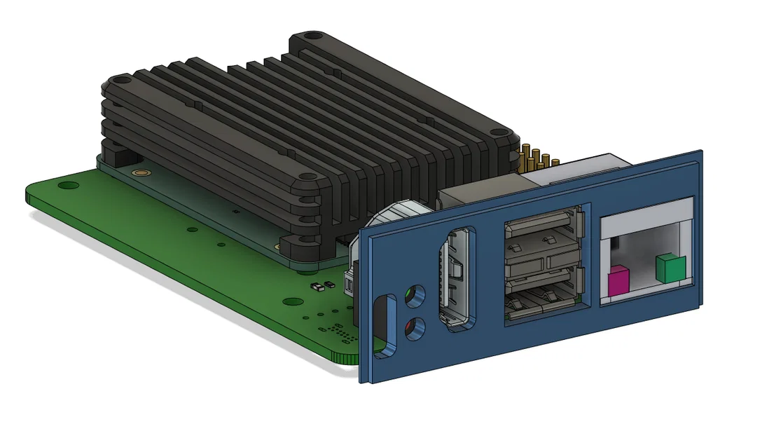 Vỏ (Case) cho Waveshare Raspberry CM4 IO Base C - Image 6