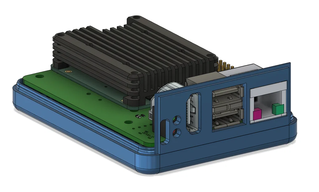 Vỏ (Case) cho Waveshare Raspberry CM4 IO Base C - Image 8