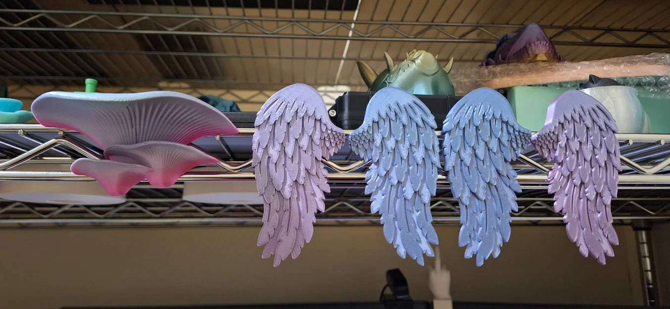 Nam châm tủ lạnh Cánh thiên thần (Angel Wings Refrigerator Magnet) - Image 2