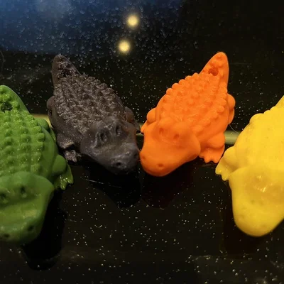 Cá Sấu Mập Cute – Móc Khóa (Keychain)