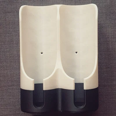 Giá treo cuộn túi rác / cuộn giấy lau (Tashbag roll / paper towel holder)