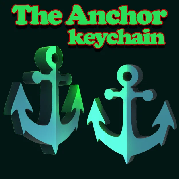 Móc khóa mỏ neo (Anchor keychain) - Image 1