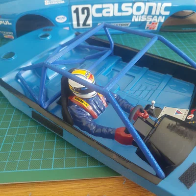 Rollcage 1:10 cho Cockpit Nissan Skyline R32