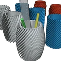 Kệ Cắm Bút/Kẹp Bút (Pencil Holder) Dễ In – Easy Print - Thumbnail 1