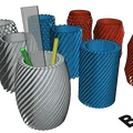 Kệ Cắm Bút/Kẹp Bút (Pencil Holder) Dễ In – Easy Print - Thumbnail 5