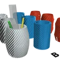Kệ Cắm Bút/Kẹp Bút (Pencil Holder) Dễ In – Easy Print - Thumbnail 7