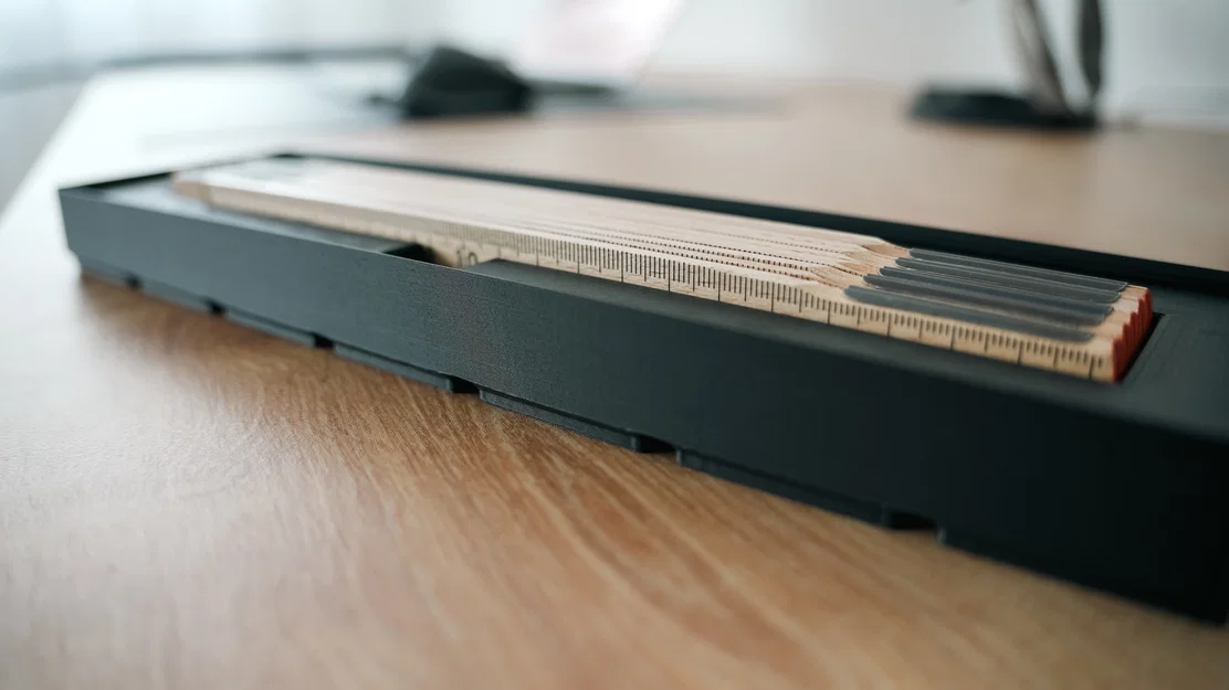 Khay Đựng Thước Gấp Hệ Thống Gridfinity Cho Bàn Làm Việc - Image 1