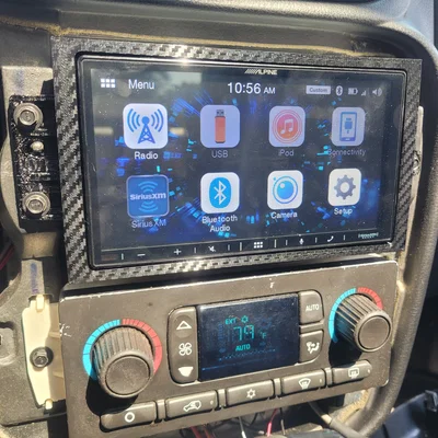 Bộ ốp mặt dưỡng Double Din cho GM Trailblazer 2002-2009 (Dash Kit)
