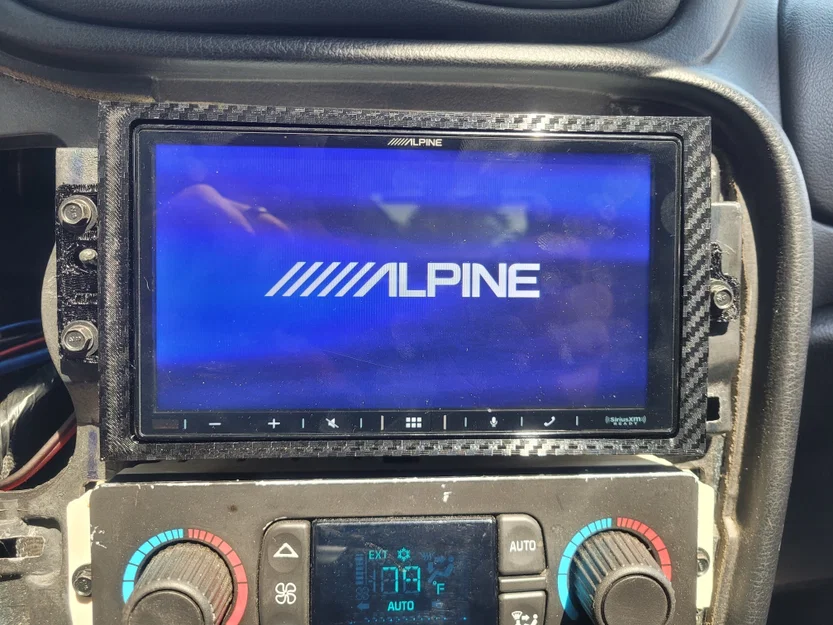 Bộ ốp mặt dưỡng Double Din cho GM Trailblazer 2002-2009 (Dash Kit) - Image 3