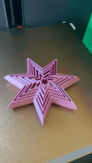Mô hình Fidget Star 7 cánh: Đồ chơi giảm stress in 3D cực chất - Image 3