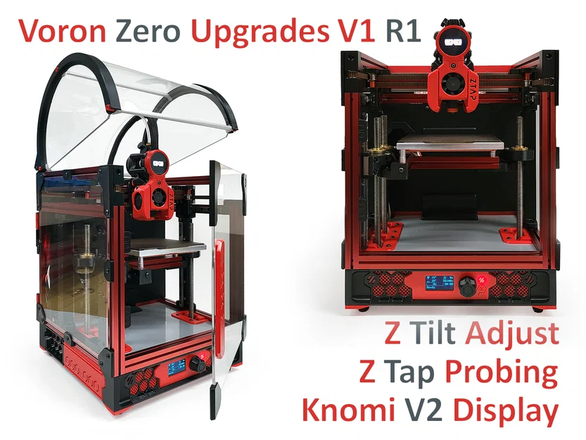 Voron 0 ZTap Probing, ZTilt Adjustment & Màn hình Knomi V2 - Image 1