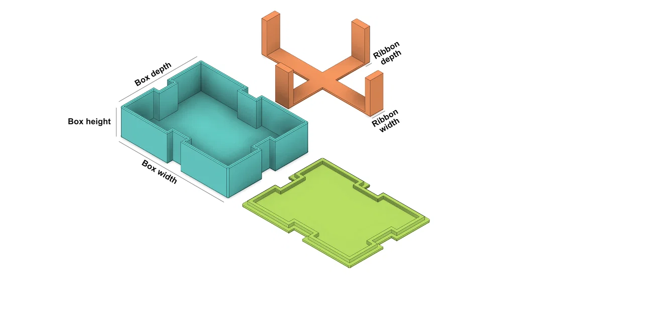 Hộp Quà Fully Parametric (Present Box Fully parametric) - Image 8