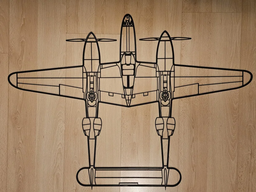 Tranh Treo Tường P38 Lightning (Bản Lớn) - Image 1