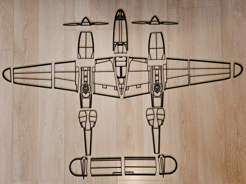 Tranh Treo Tường P38 Lightning (Bản Lớn) - Image 2