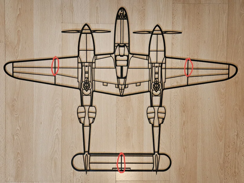 Tranh Treo Tường P38 Lightning (Bản Lớn) - Image 3