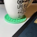 Đế lót ly hoạ tiết hình học (Geometric patern coasters) - Thumbnail 2