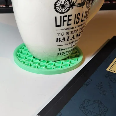 Đế lót ly hoạ tiết hình học (Geometric patern coasters)