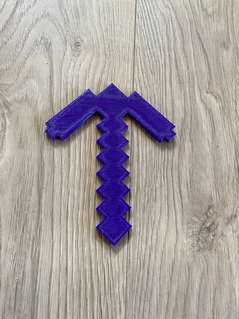 Mô hình Cúp Minecraft (Pickaxe) - File in 3D đẹp mắt, dễ in - Image 1