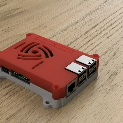 Case Raspberry Pi 5 (remake từ case Raspberry Pi 3)
