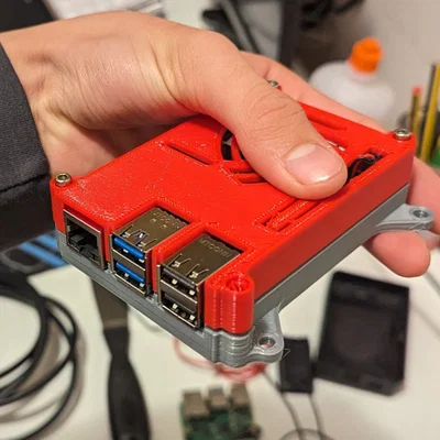 Case Raspberry Pi 5 (remake từ case Raspberry Pi 3)