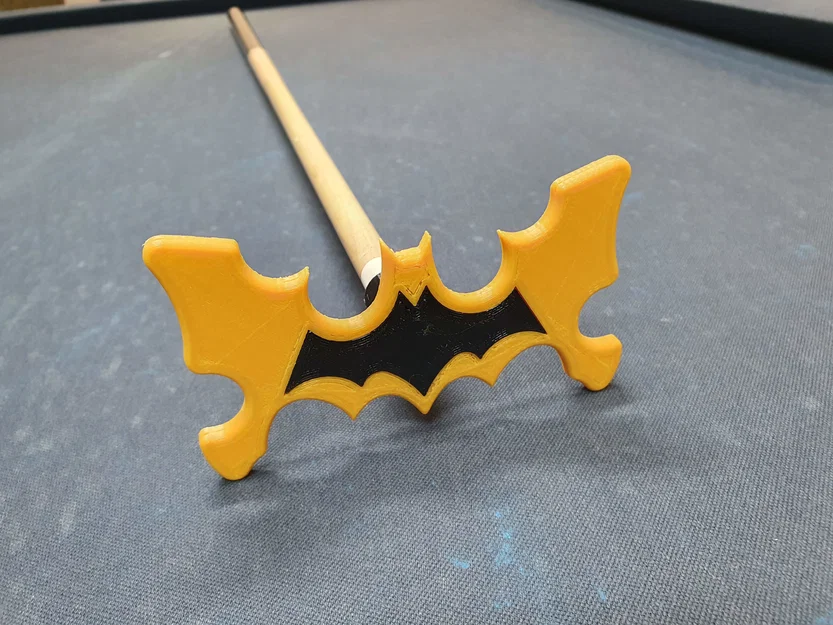 Đầu gậy kê cơ bida hình cánh dơi (Wing Bat Pool Cue Bridge) in 3D - Image 1