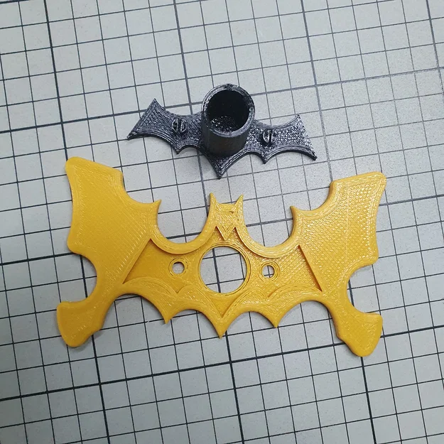 Đầu gậy kê cơ bida hình cánh dơi (Wing Bat Pool Cue Bridge) in 3D - Image 3