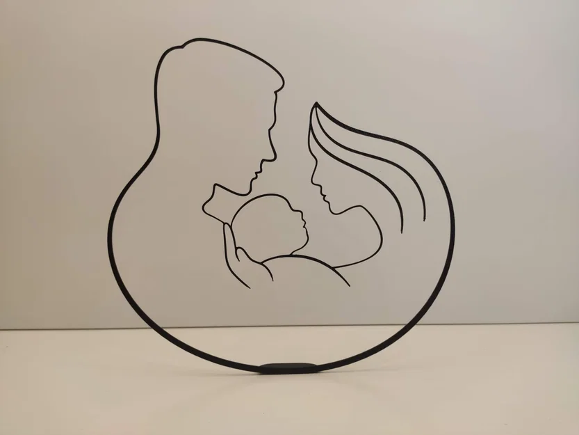 Mô hình trang trí gia đình Family - Ethereal Statuette - Image 3