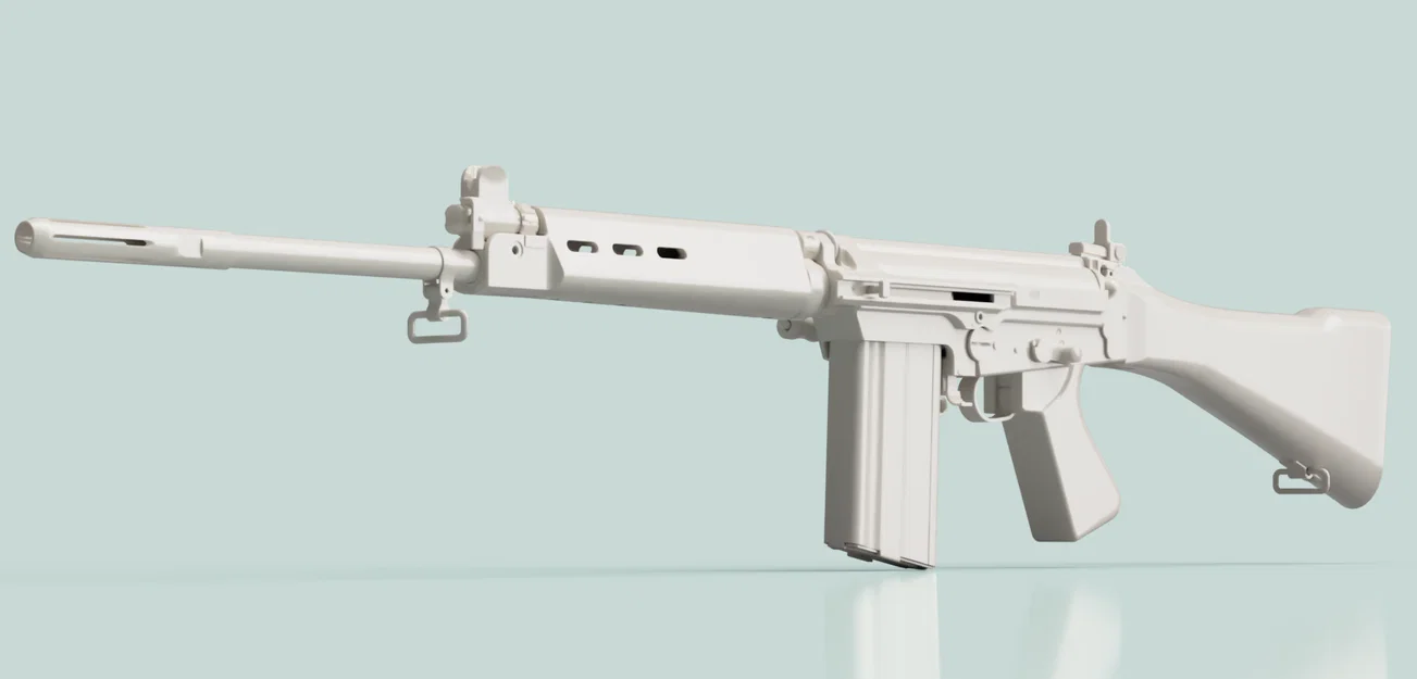 Thân DSA FN FAL cho Airsoft/Gel Blaster (MeowCha, Incomplete, V3 Gearbox) - Image 1