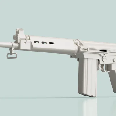 Thân DSA FN FAL cho Airsoft/Gel Blaster (MeowCha, Incomplete, V3 Gearbox)
