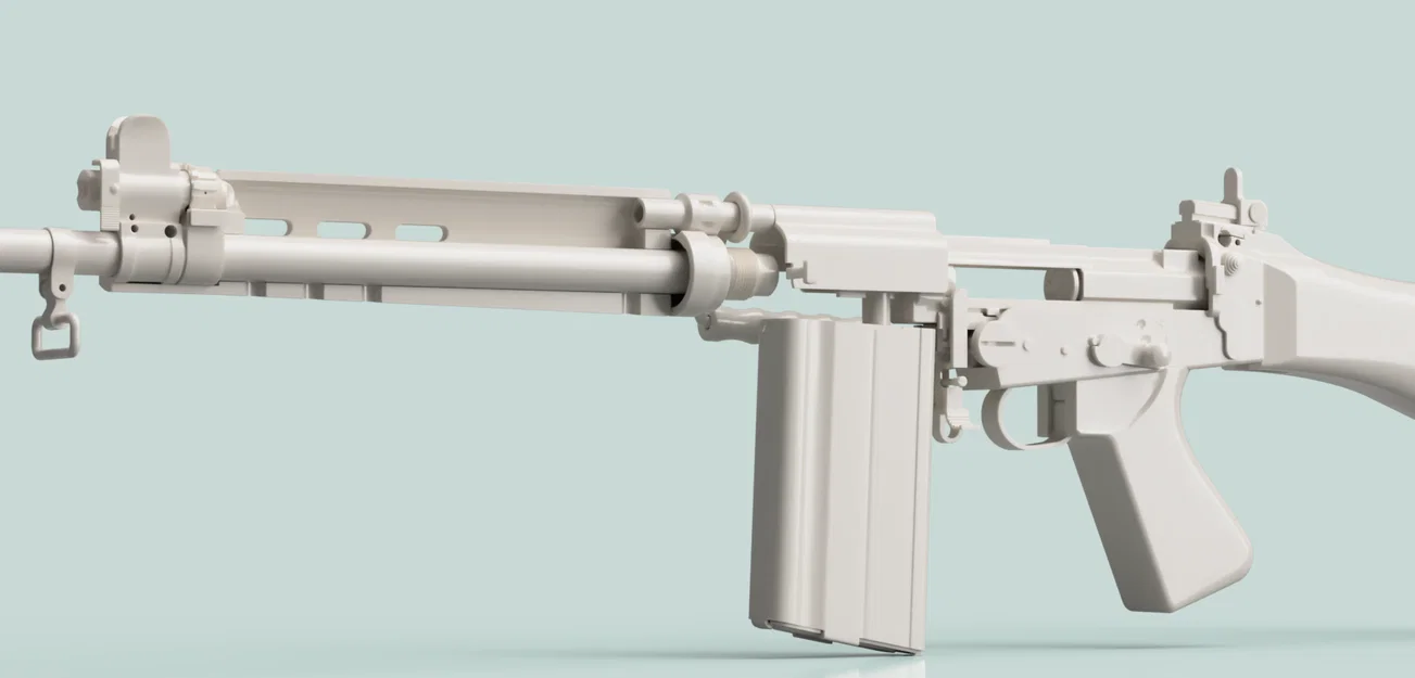 Thân DSA FN FAL cho Airsoft/Gel Blaster (MeowCha, Incomplete, V3 Gearbox) - Image 2