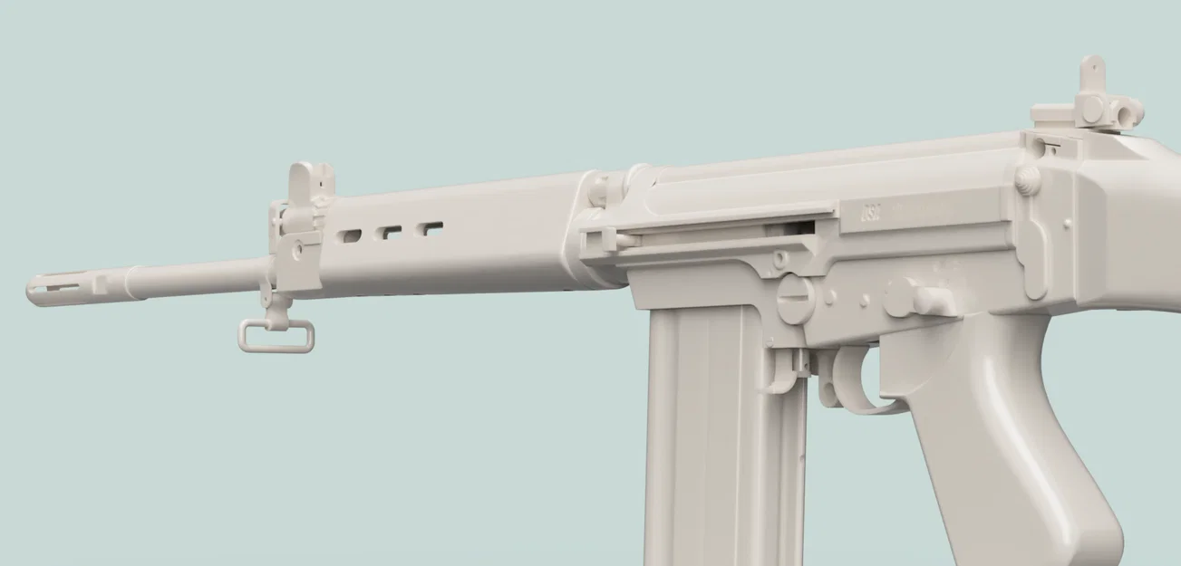 Thân DSA FN FAL cho Airsoft/Gel Blaster (MeowCha, Incomplete, V3 Gearbox) - Image 3