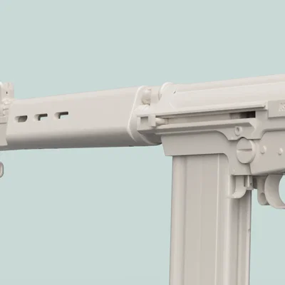 Thân DSA FN FAL cho Airsoft/Gel Blaster (MeowCha, Incomplete, V3 Gearbox)